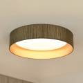 Brilagi - LED Aptumšojama griestu lampa VEGAS SHINE LED/24W/230V 3000/4000/6500K salmi brūna/zelta + tālvadības pults