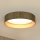 Brilagi - LED Aptumšojama griestu lampa VEGAS SHINE LED/24W/230V 3000/4000/6500K salmi brūna/zelta + tālvadības pults