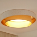 Brilagi - LED Aptumšojama griestu lampa VEGAS SHINE LED/24W/230V d. 60 cm 3000/4000/6500K krēmkrāsa/bēša + tālvadības pults