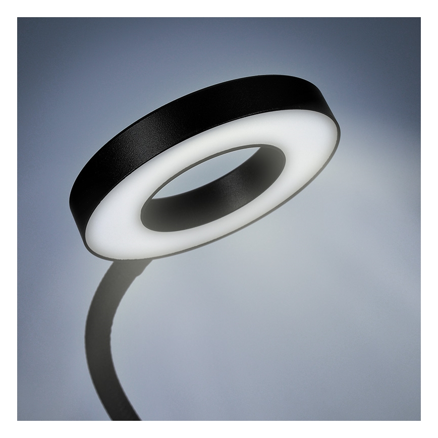 Brilagi -LED Aptumšojama lampa ar fiksatoru ORBELA LED/8W/230V 3000/4000/5000K melna