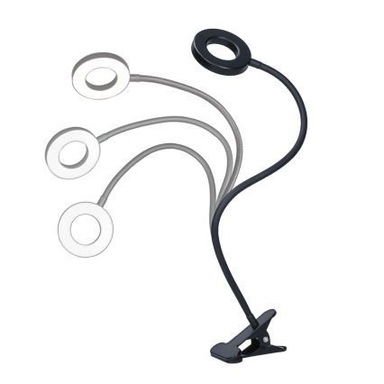 Brilagi -LED Aptumšojama lampa ar fiksatoru ORBELA LED/8W/230V 3000/4000/5000K melna