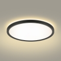 Brilagi - LED Aptumšojama lampa ar motion un dusk sensors ULTRA SLIM LED/24W/230V d. 42 cm + tālvadības pults