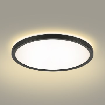 Brilagi - LED Aptumšojama lampa ar motion un dusk sensors ULTRA SLIM LED/24W/230V d. 42 cm + tālvadības pults