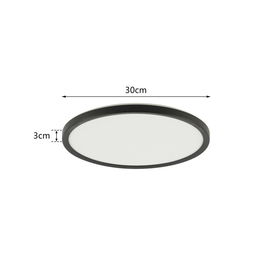 Brilagi - LED Aptumšojama lampa ar sensoru ULTRA SLIM LED/18W/230V d. 30 cm + tālvadības pults