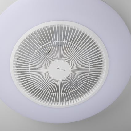 Brilagi - LED Aptumšojama lampa ar ventilatoru AURA LED/38W/230V balta + tālvadības pults