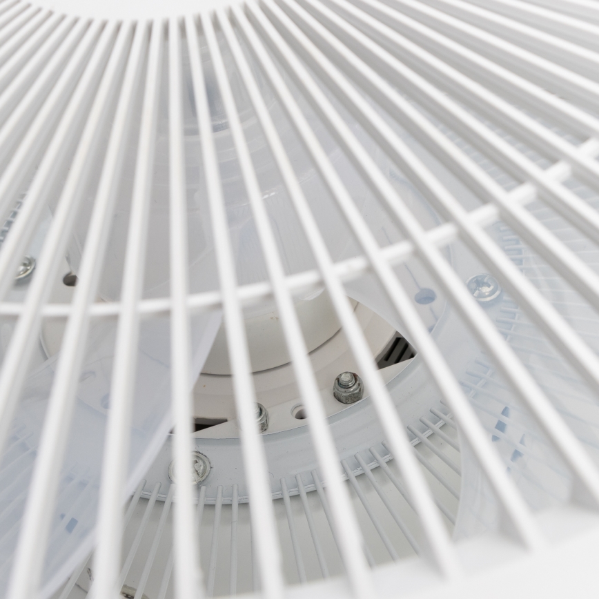Brilagi - LED Aptumšojama lampa ar ventilatoru AURA LED/38W/230V balta + tālvadības pults