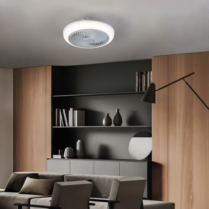 Brilagi - LED Aptumšojama griestu lampa ar ventilatoru LED/30W/230V 3000-6500K balta + tālvadības pults