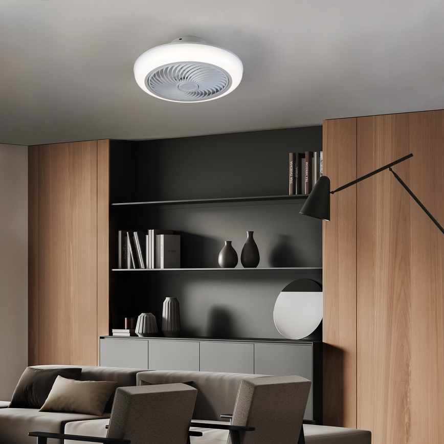 Brilagi - LED Aptumšojama griestu lampa ar ventilatoru LED/30W/230V 3000-6500K balta + tālvadības pults