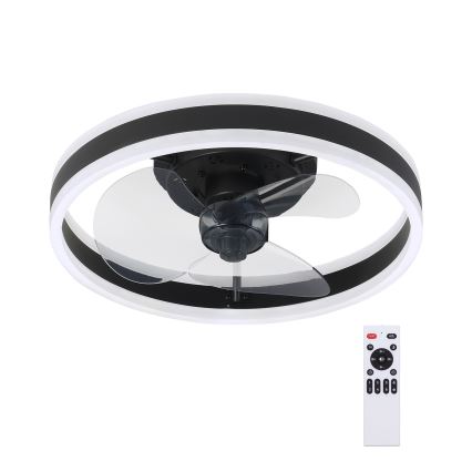 Brilagi - LED Aptumšojama griestu lampa ar ventilatoru LED/30W/230V 3000-6500K melna + tālvadības pults