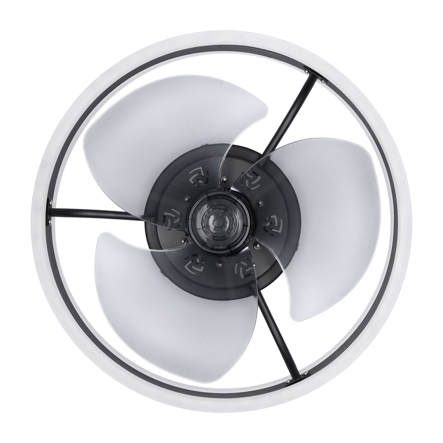 Brilagi - LED Aptumšojama griestu lampa ar ventilatoru LED/30W/230V 3000-6500K melna + tālvadības pults