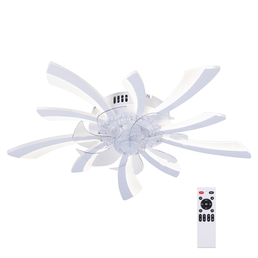 Brilagi - LED Aptumšojama griestu lampa ar ventilatoru LED/50W/230V 3000-6500K balta + tālvadības pults