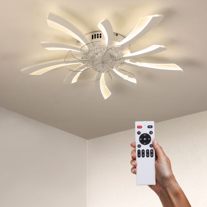 Brilagi - LED Aptumšojama griestu lampa ar ventilatoru LED/50W/230V 3000-6500K balta + tālvadības pults