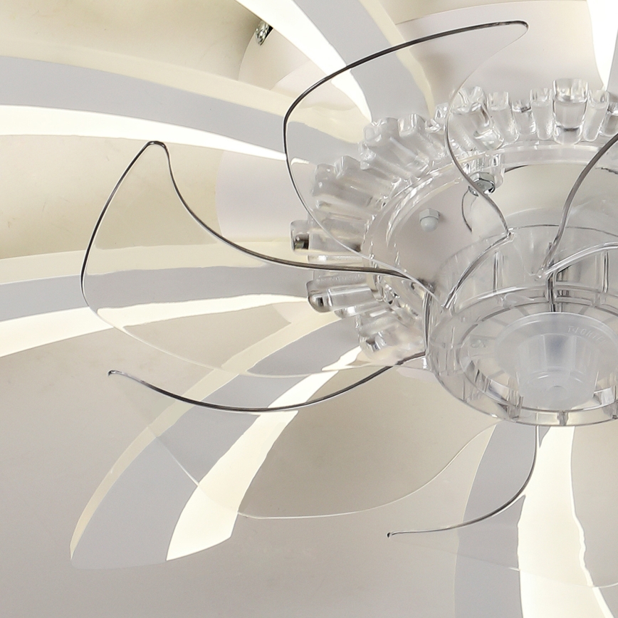 Brilagi - LED Aptumšojama griestu lampa ar ventilatoru LED/50W/230V 3000-6500K balta + tālvadības pults