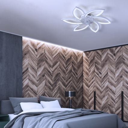Brilagi - LED Aptumšojama griestu lampa ar ventilatoru LED/50W/230V 3000-6500K balta + tālvadības pults