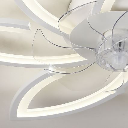 Brilagi - LED Aptumšojama griestu lampa ar ventilatoru LED/50W/230V 3000-6500K balta + tālvadības pults