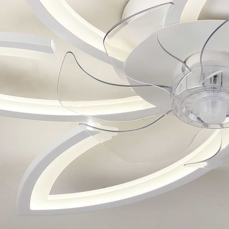 Brilagi - LED Aptumšojama griestu lampa ar ventilatoru LED/50W/230V 3000-6500K balta + tālvadības pults