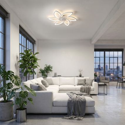 Brilagi - LED Aptumšojama griestu lampa ar ventilatoru LED/50W/230V 3000-6500K balta + tālvadības pults