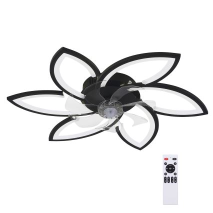 Brilagi - LED Aptumšojama griestu lampa ar ventilatoru LED/50W/230V 3000-6500K melna + tālvadības pults
