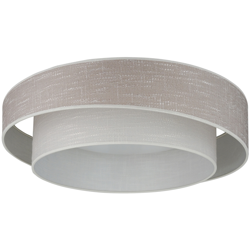 Brilagi - LED Aptumšojama griestu lampa DOVER SHINE LED/24W/230V 3000/4000/6500K pelēka/krēmkrāsa + tālvadības pults
