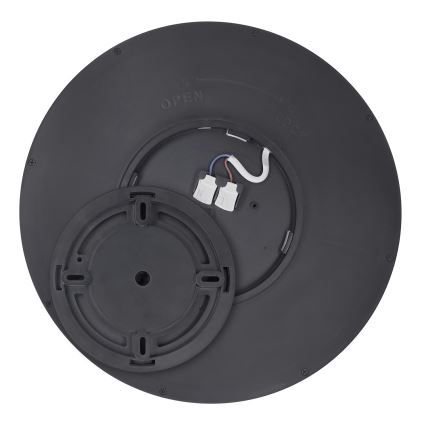 Brilagi - LED Aptumšojama griestu lampa ESTELA LED/48W/230V 3000-6500K ø 40 cm melna + tālvadības pults