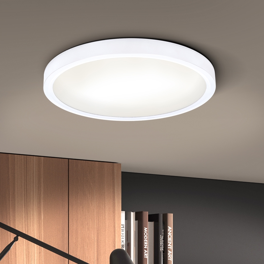 Brilagi - LED Aptumšojama griestu lampa ESTELA LED/48W/230V 3000-6500K ø 40 cm balta + tālvadības pults