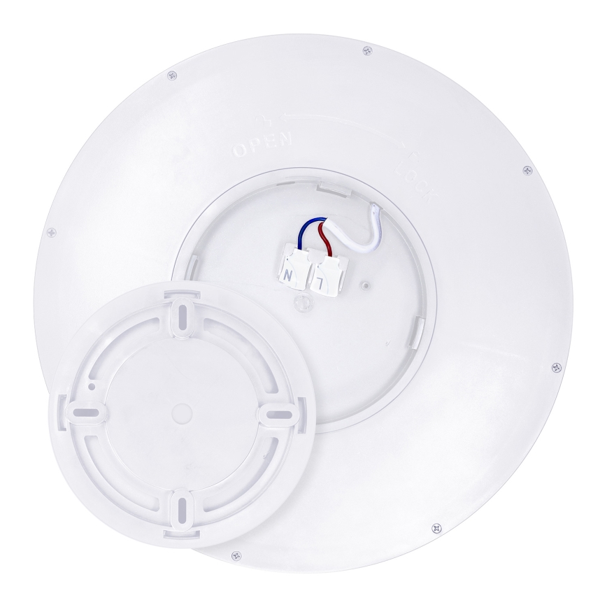 Brilagi - LED Aptumšojama griestu lampa ESTELA LED/48W/230V 3000-6500K ø 40 cm balta + tālvadības pults