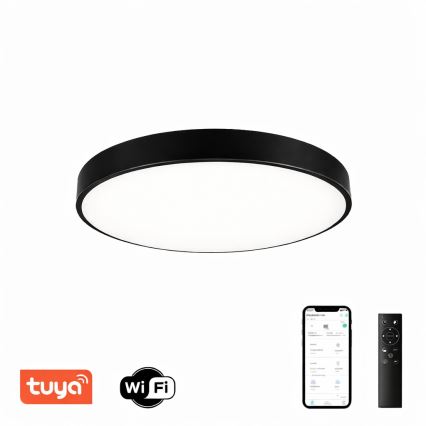 Brilagi - LED Aptumšojama griestu lampa POOL SMART LED/60W/230V 50 cm 3000-6000K Wi-Fi Tuya + tālvadības pults melna
