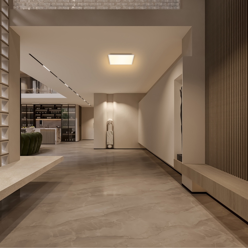 Brilagi - LED Aptumšojama griestu lampa SLIMFRAME LED/36W/230V 45x45 cm 3000-6000K balta + tālvadības pults