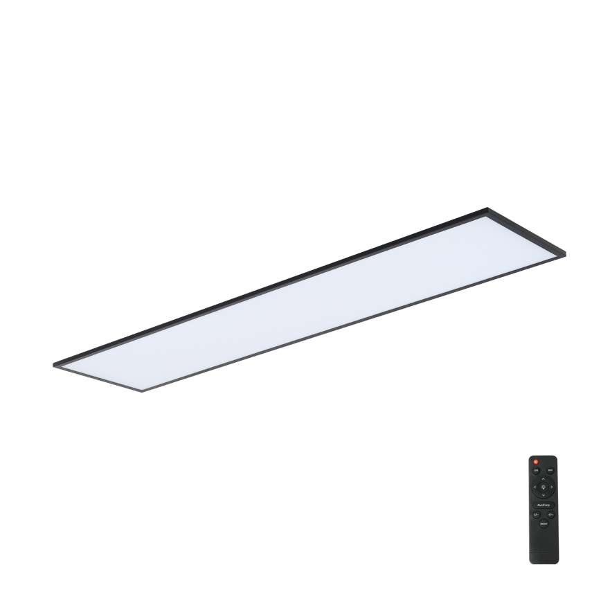 Brilagi - LED Aptumšojama griestu lampa SLIMFRAME LED/58W/230V 120x30 cm 3000-6000K melna + tālvadības pults