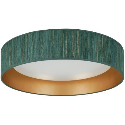 Brilagi - LED Aptumšojama griestu lampa VEGAS SHINE LED/24W/230V 3000/4000/6500K salmi zaļa/zelta + tālvadības pults