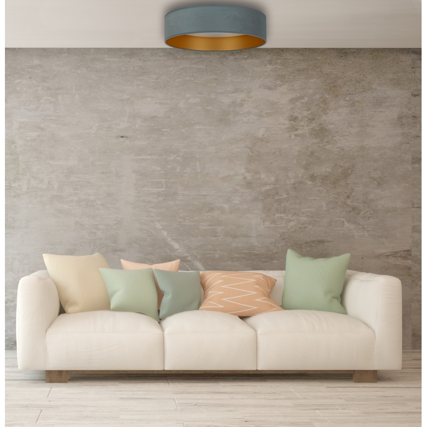 Brilagi - LED Aptumšojama griestu lampa VELVET SMART LED/24W/230V d. 45 cm 2700-6500K Wi-Fi Tuya piparmētru/zelta + tālvadības pults