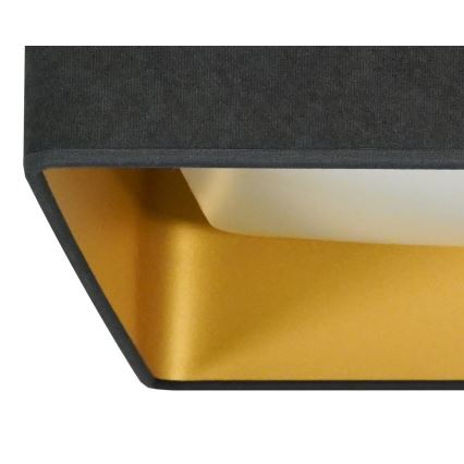 Brilagi - LED Aptumšojama griestu lampa VELVET SQUARE LED/24W/230V 3000/4000/6500K + tālvadības pults pelēka