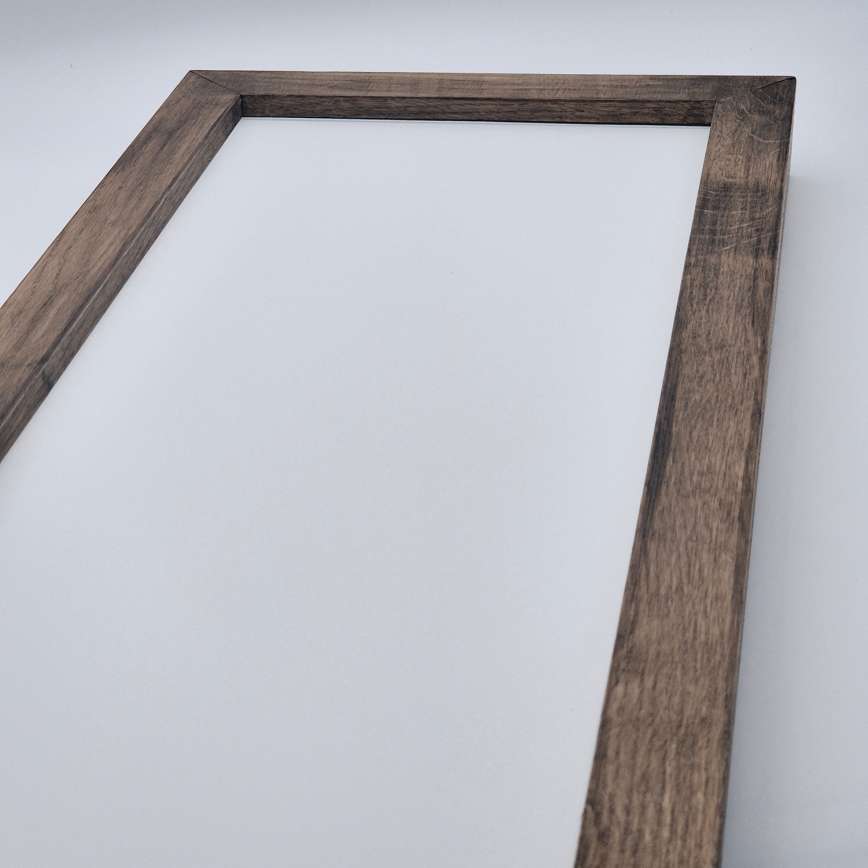 Brilagi - LED Aptumšojama vannas istabas griestu lampa WOODY FRAME LED/50W/230V ozols 120x30 cm 3000-6000K IP44 + tālvadības pults