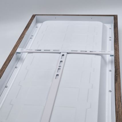 Brilagi - LED Aptumšojama vannas istabas griestu lampa WOODY FRAME LED/50W/230V ozols 120x30 cm 3000-6000K IP44 + tālvadības pults