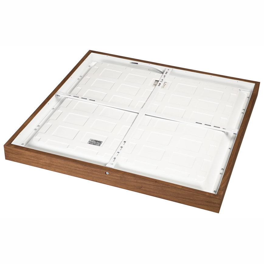 Brilagi - LED Aptumšojama vannas istabas griestu lampa WOODY FRAME LED/50W/230V ozols ķirsis 60x60 cm 3000-6000K IP44 + tālvadības pults