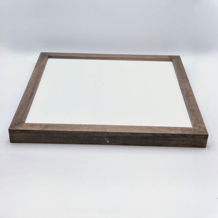Brilagi - LED Aptumšojama vannas istabas griestu lampa WOODY FRAME LED/50W/230V ozols 60x60 cm 3000-6000K IP44 + tālvadības pults