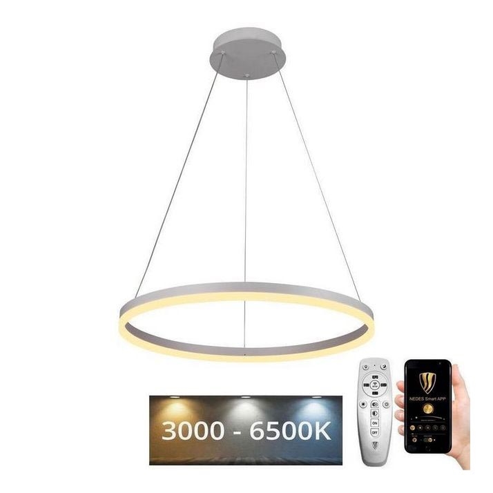 Brilagi - LED Aptumšojama lustra ar auklu CIRCLE LED/42W/230V 3000-6500K + tālvadības pults