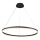 Brilagi - LED Aptumšojama lustra ar auklu CIRCLE LED/55W/230V 3000-6500K melna + tālvadības pults