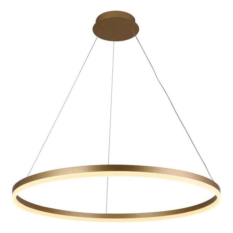 Brilagi - LED Aptumšojama lustra ar auklu CIRCLE LED/55W/230V 3000-6500K zelta + tālvadības pults