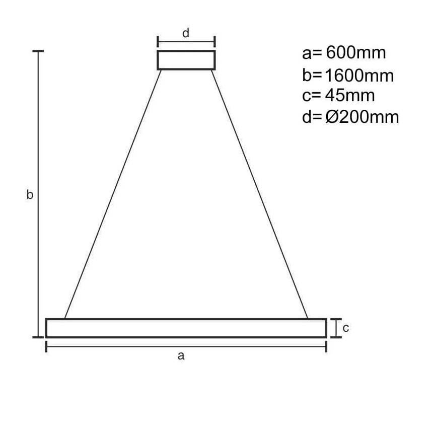 Brilagi - LED Aptumšojama lustra ar auklu CIRCLE LED/85W/230V 3000-6500K melna + tālvadības pults