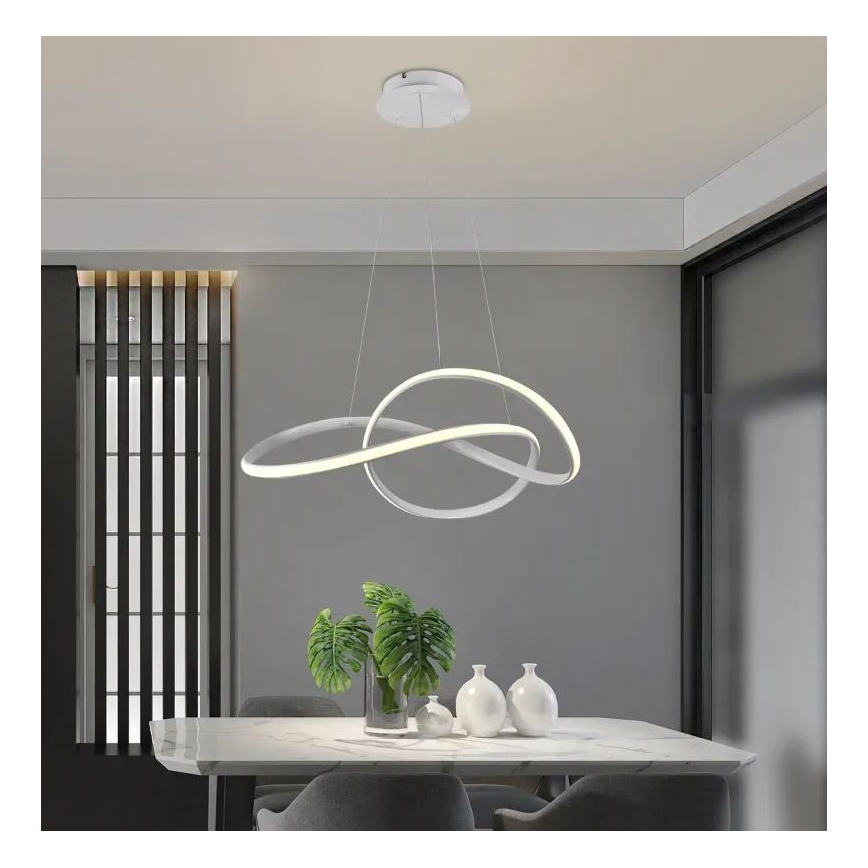 Brilagi - LED Aptumšojama lustra ar auklu COSMOWAVE LED/70W/230V 3000-6500K balta + tālvadības pults