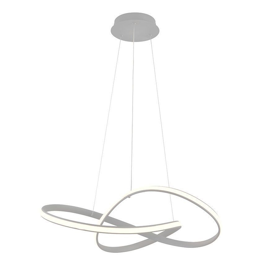 Brilagi - LED Aptumšojama lustra ar auklu COSMOWAVE LED/70W/230V 3000-6500K sudraba + tālvadības pults