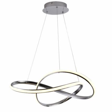 Brilagi - LED Aptumšojama lustra ar auklu COSMOWAVE LED/70W/230V hroms + tālvadības pults