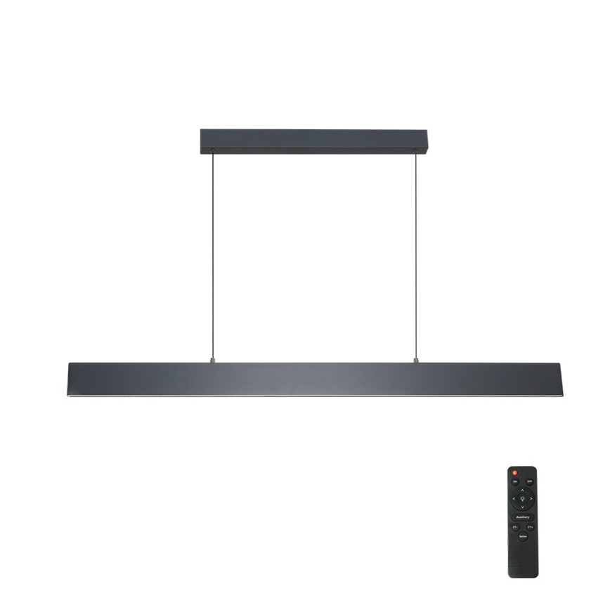 Brilagi - LED Aptumšojama lustra ar auklu SLIMLINE LED/40W/230V 3000-6000K antracīta + tālvadības pults