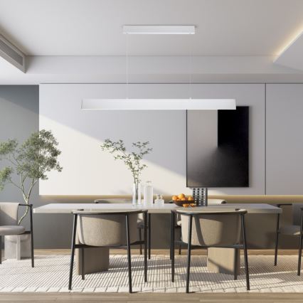 Brilagi - LED Aptumšojama lustra ar auklu SLIMLINE LED/40W/230V 3000-6000K balta + tālvadības pults