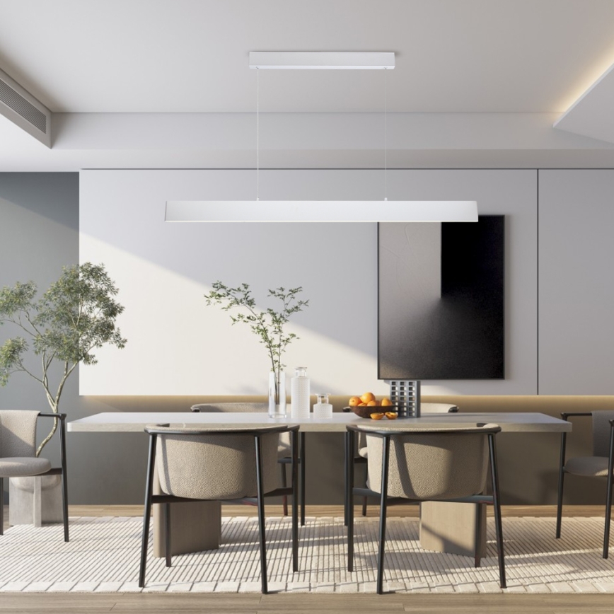 Brilagi - LED Aptumšojama lustra ar auklu SLIMLINE LED/40W/230V 3000-6000K balta + tālvadības pults