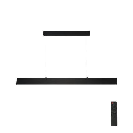 Brilagi - LED Aptumšojama lustra ar auklu SLIMLINE LED/40W/230V 3000-6000K melna + tālvadības pults