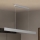 Brilagi - LED Aptumšojama lustra ar auklu SLIMLINE LED/40W/230V 3000-6000K sudraba + tālvadības pults