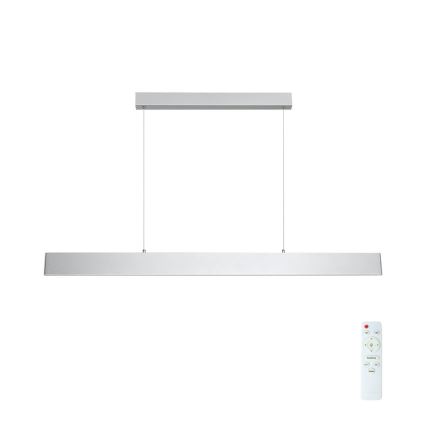 Brilagi - LED Aptumšojama lustra ar auklu SLIMLINE LED/40W/230V 3000-6000K sudraba + tālvadības pults