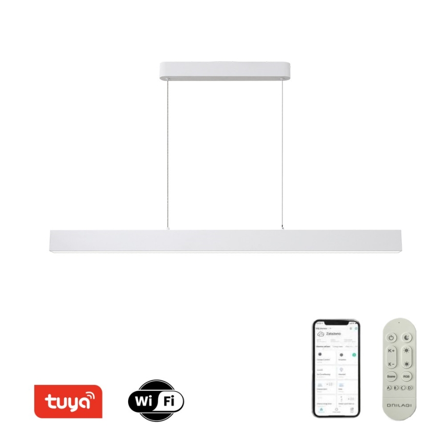Brilagi - LED Aptumšojama lustra ar auklu SLEEKLINE SMART LED/40W/230V 3000-6000K Wi-Fi Tuya balta + tālvadības pults